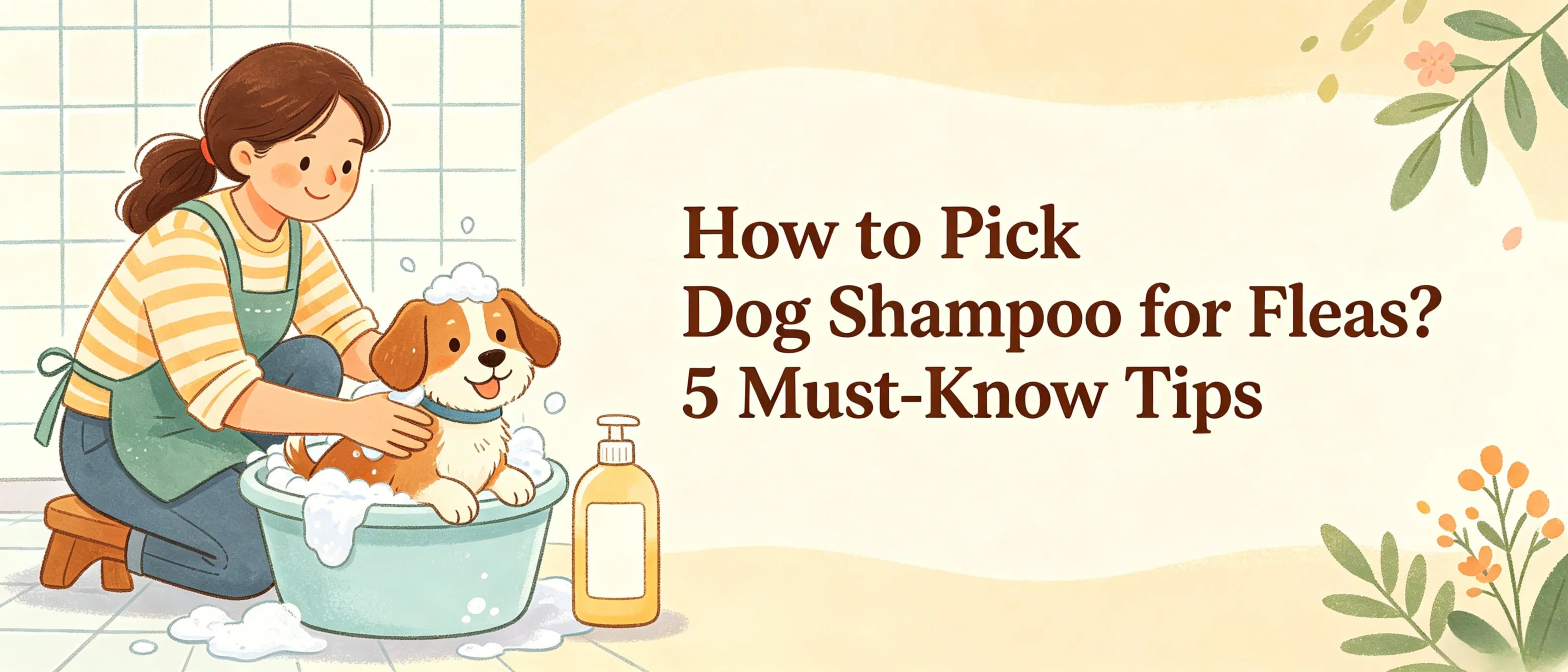 How to Pick Dog Shampoo for Fleas? 5 Must-Know Tips