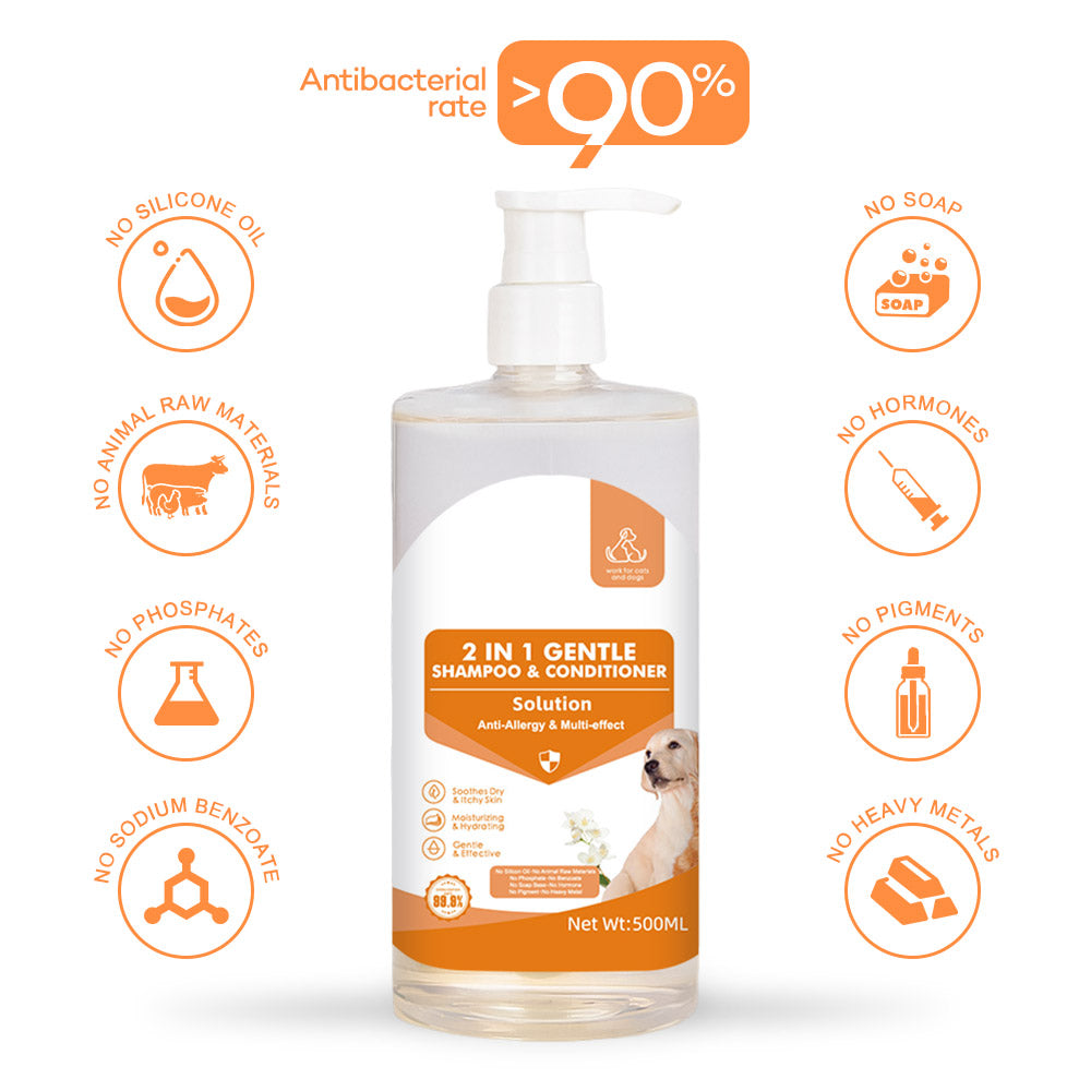 Hypoallergenic Amino Acid Pet Shampoo