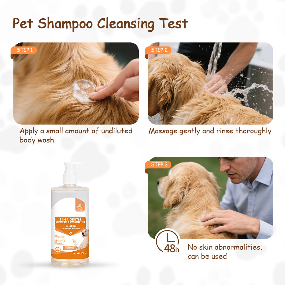 Hypoallergenic Amino Acid Pet Shampoo